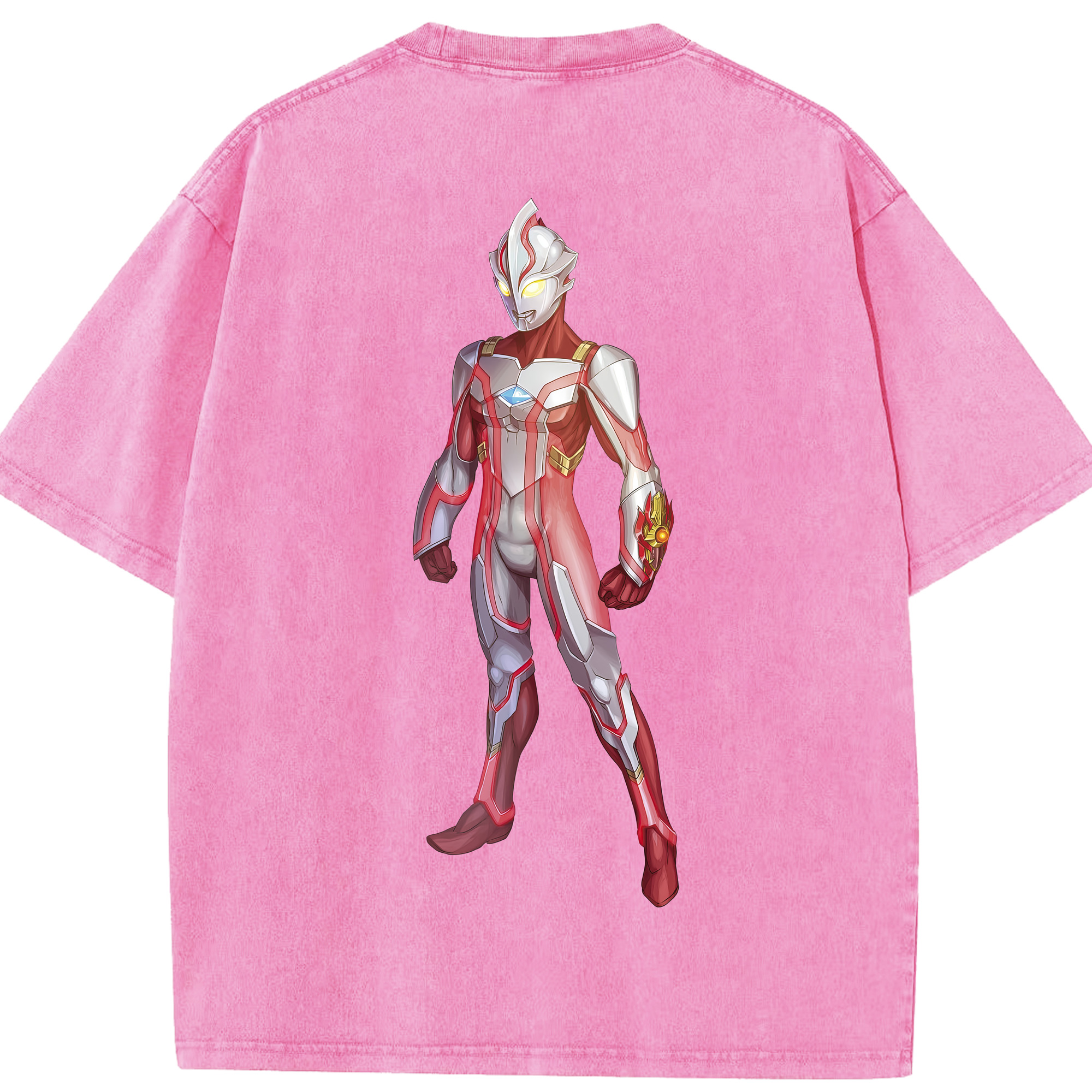 （画像用） ウルトラマン Ultraman 綿100% ヴィンテージ風 半袖Tシャツ（背面プリント）